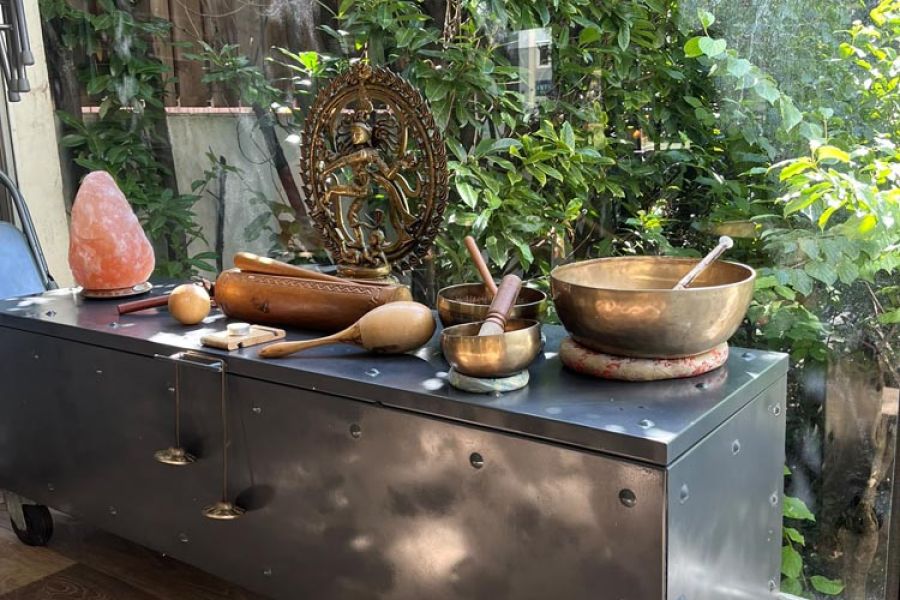 Bols sonores au Studio K